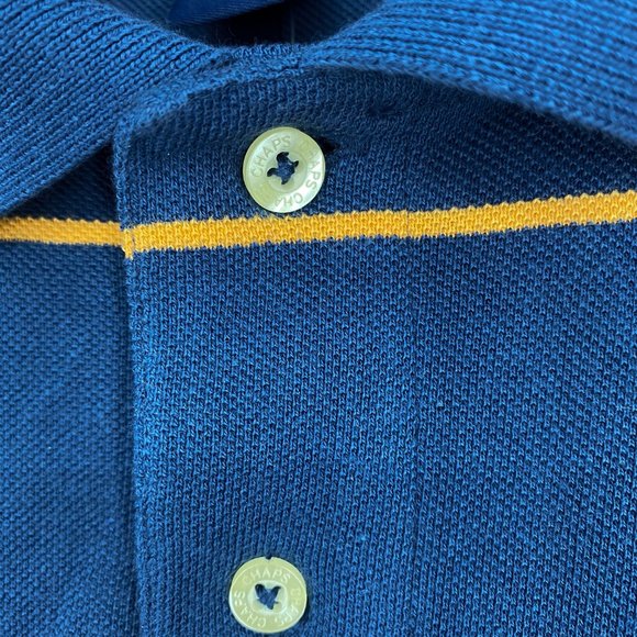 CHAPS Crest Striped Polo Shirt NWT - Picture 10 of 16